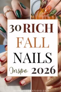 30 rich fall nail inspo for 2026 to enjoy rich autumn - deepadesignstudio