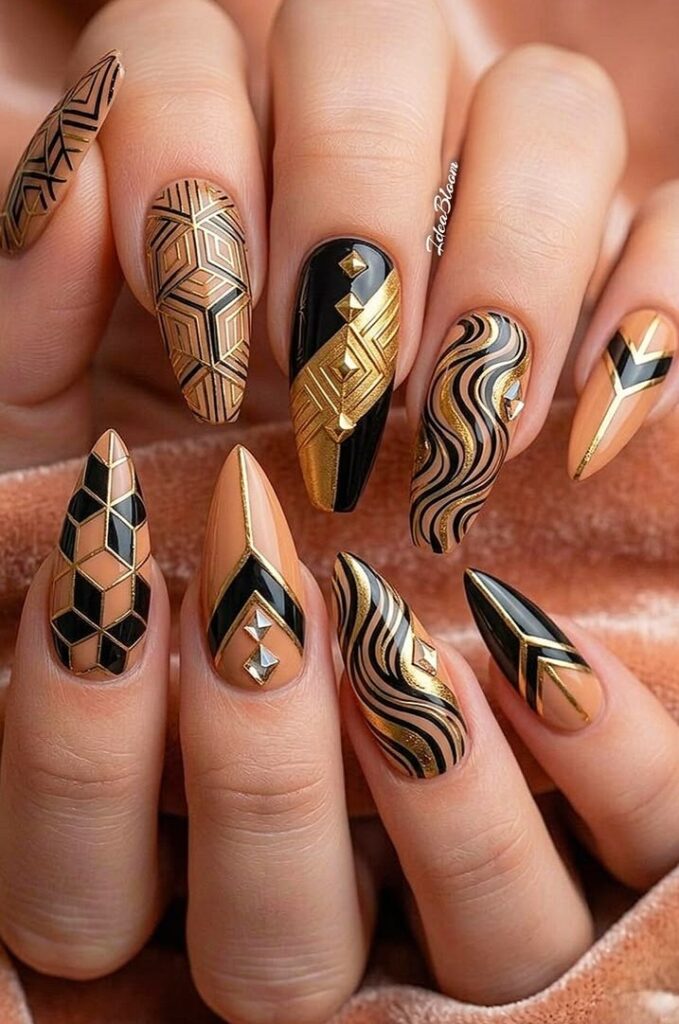 geometric nails