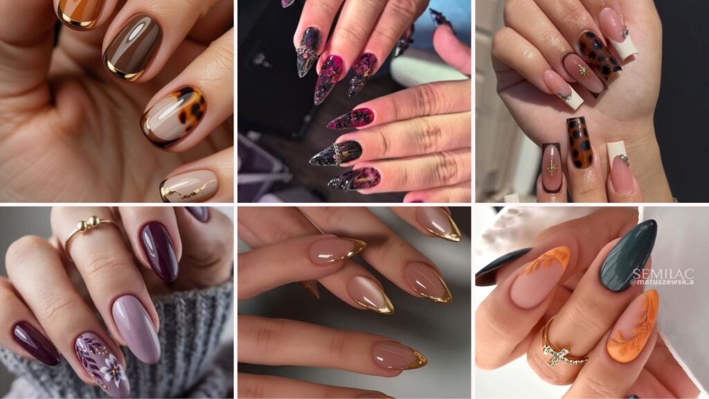 rich fall nail inspo