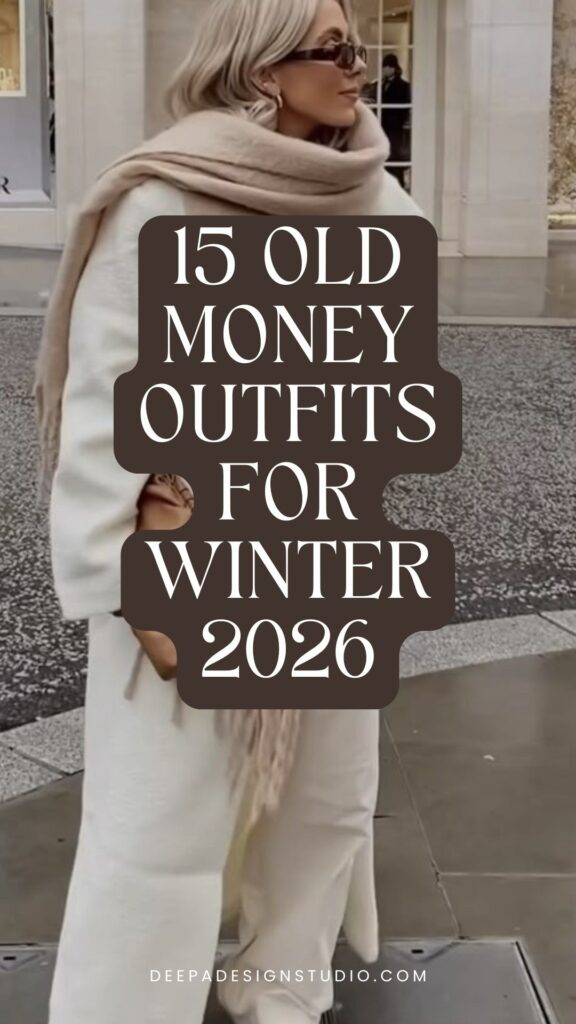 15 old money outfits for winter 2026