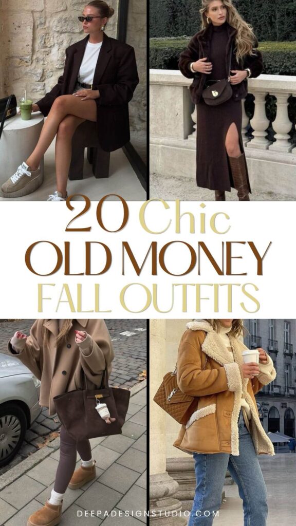 chic old money fall outfits that you must try this autumn winter season