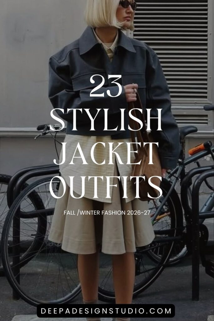 23 stylish jacket outfits