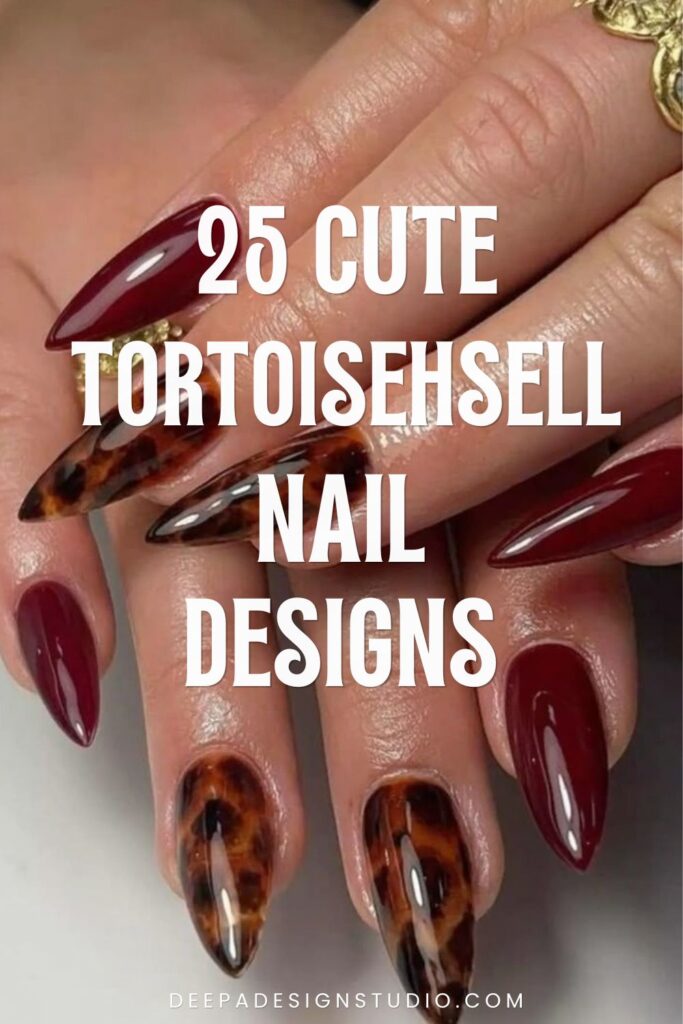 25 tortoiseshell nail designs to be obsessed with - deepadesignstudio.com