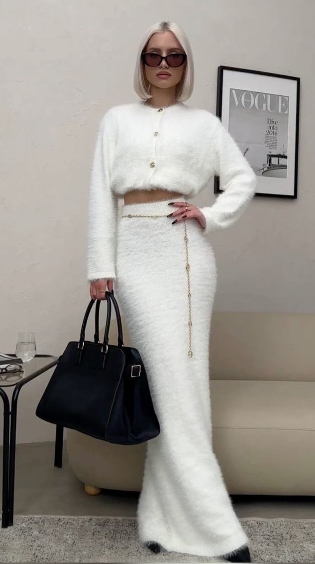 knit set outfit feminine style for fall winter 2026-27 trends