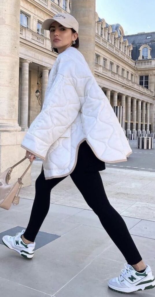 quilted jacket fall outfit