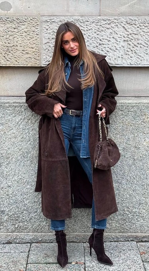 denim on denim outfit winter casual style