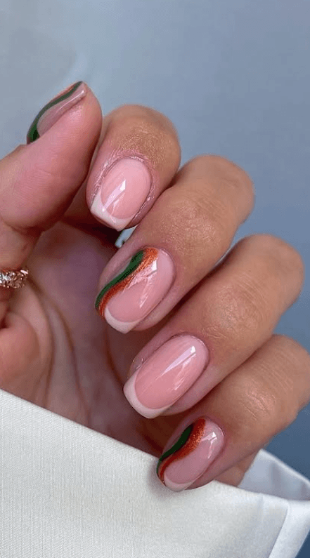 elegant nails autumn @nails.by.iz_