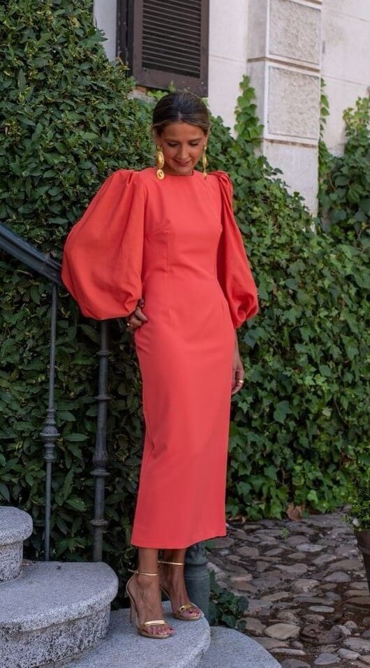 fall formal wedding guest outfit