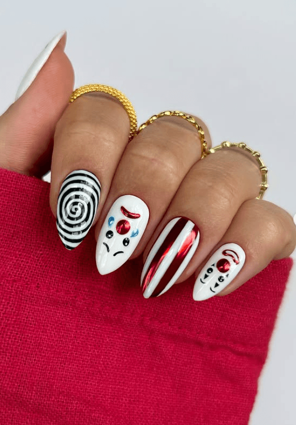 funky nails and Autumn nails
