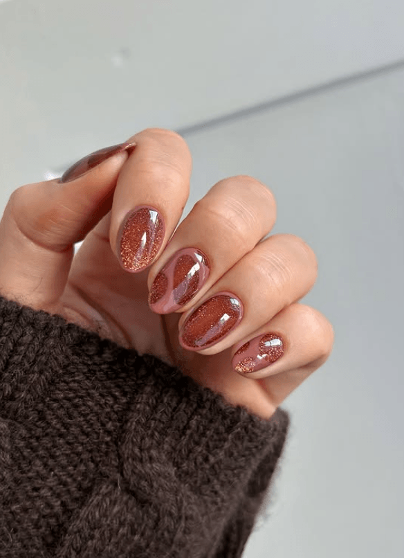 molten spice nails @naillogist