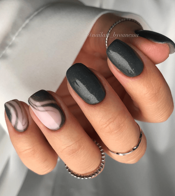 shimmer nails @nailart_byvanessa