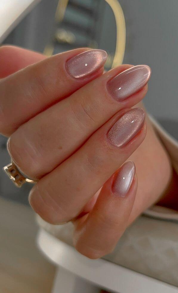 sparkly nails quiet luxury nail