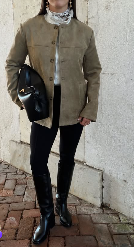 winter jacket outfit chic fashion